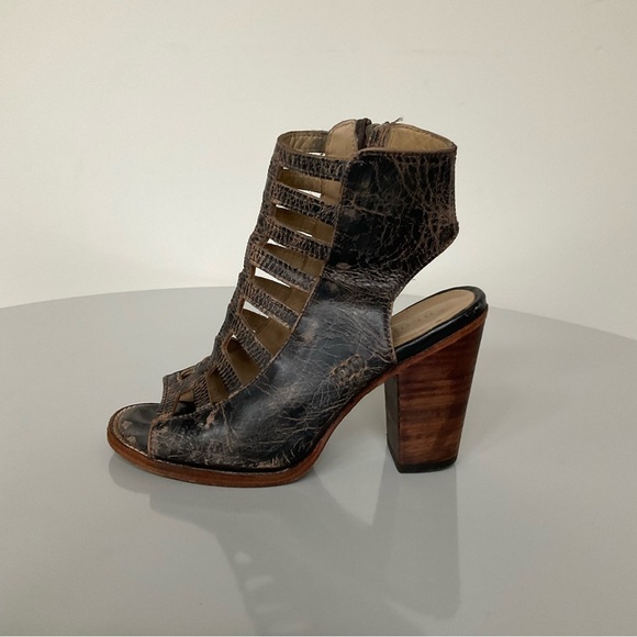Bed Stu Distressed Leather Platform Sandals. Size 8 EUC - Picture 8 of 10